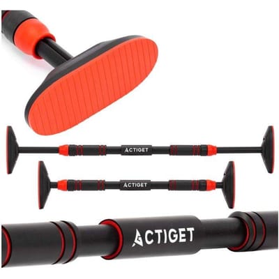 Actiget® Pull Up Bar - Optrekstang - Staal - Zwart - 72-105 CM - 180KG