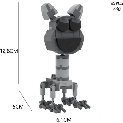 Zoonomaly Zoo Blocks Figurine Jouet Zoonomaly Ensemble de Blocs Figurine de Jeu d'Horreur Zoonomaly Garde de Briques Chat Koala Monstre Animaux Construction