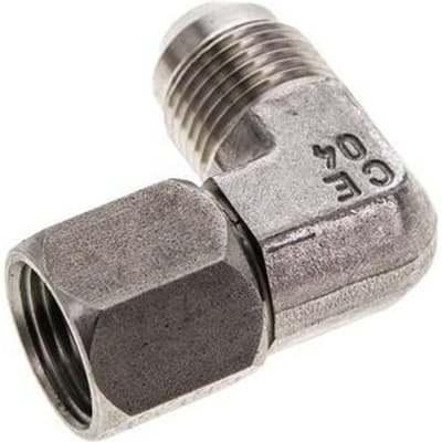 90Graden JIC Hoekfitting UNF 3/4''-16 Mannelijk X Vrouwelijk RVS 275Bar (3863.75Psi)
