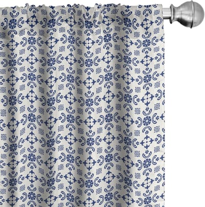 ABAKUHAUS Antieke Oriëntaalse Gordijnen – 2x75x225 cm – Microfaser