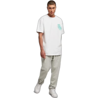 Urban Classics - Low Crotch Cargo Heren joggingbroek - L - Grijs