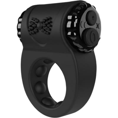 Screaming O Big O Ritz Rechargeable Vibrating Ring – Zwart