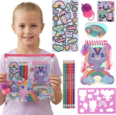Sweet Dreams Creatieve set voor meisjes, kleurpakket in een zakje