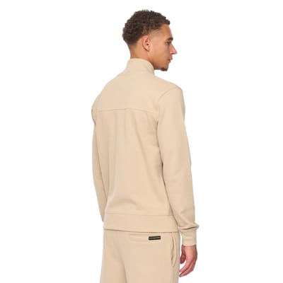 Duck and Cover Heren Tames Volledige Rits Sweatshirt (Stone)