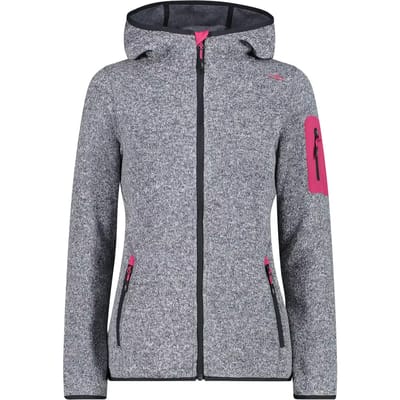 Dames fleece met capuchon CMP