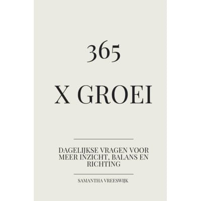365 X Groei - Samantha Vreeswijk