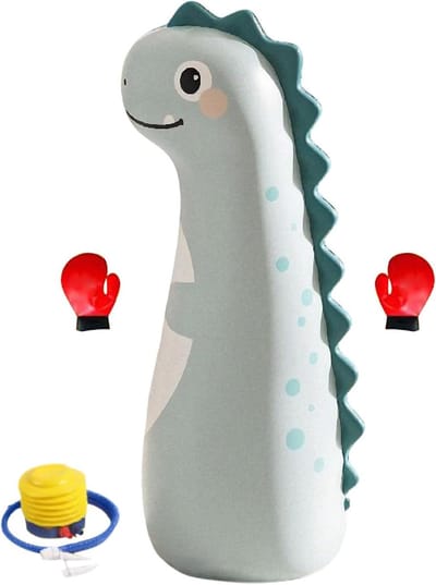 Opblaasbare Bokszak - Kinder Bokszak Staande Bokspaal - Actief Spelen - Met Rebound Functie - 120 cm Hoog - Meerkleurig