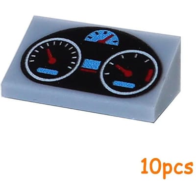Imprimé 2x2 1x1 1x2 3069 3039 Indicateurs Commandes Centre Écran Radar Clavier Motif Carreau Pente Briques de Construction Briques Ville Composant MOC