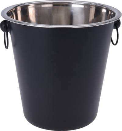 Excellent Houseware ijsemmer - 3L - D21 cm - RVS - champagnekoeler/wijnkoeler