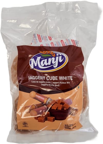 Manji - Jaggery Brokken Wit - 3x 500 g