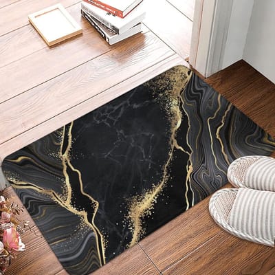 Marmeren badmatten voor badkamer en keuken - Zacht en absorberend antislip vloertapijt