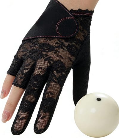 Biljarthandschoen Dames - Poolhandschoen Kant - Precisie Spelen - Siliconen Antislip - 9-10 cm Palm - Roze