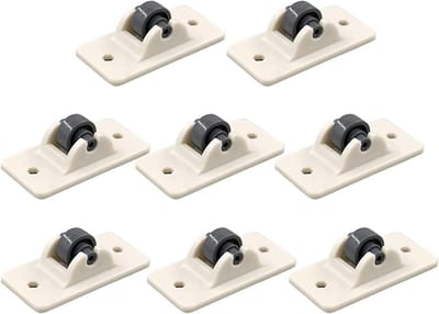 Kleine meubelwielen 4,8 cm - zelfklevend - robuust ABS - ideaal voor meubels en dozen - ShopVlot