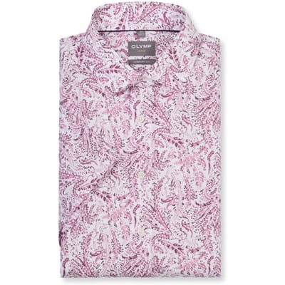 OLYMP Luxor Overhemd, Comfort Fit, New Kent, Mauve