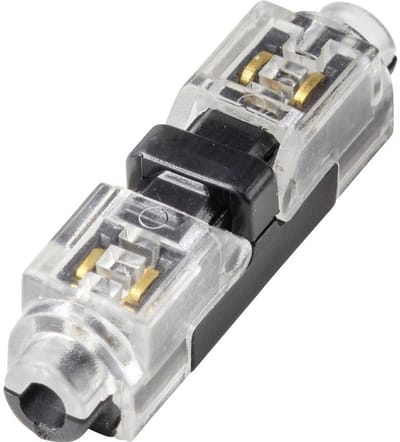TRU COMPONENTS TC-14376148 Snelaansluitklem Flexibel: 0.35-0.5 mm² Massief: 0.35-0.5 mm² Aantal polen: 1 12 stuk(s) Doo
