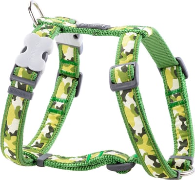 Animal Boulevard Dh-cf-gr-25 - Hals- En Leibanden - Hond - Rd Harnas Camouflage Groen-l - Maat: L - 206036