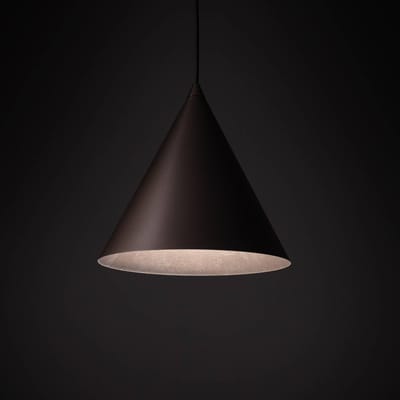 Hanglamp CONO Brons Metaal 1xE27 25cm - Stijlvolle Plafondlamp