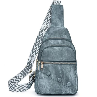 Veelzijdige Casual Tas voor Dames Nieuwe Mode Borsttas voor Dames Enkele Schouder Crossbody Tas Grote Capaciteit Lichtgewicht Borsttas gray