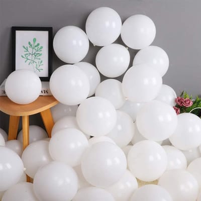 Ballon en latex blanc 5/10/12/18/36 pouces, décoration de fête prénatale, mariage, arche, toile de fond, photographie, fête d'anniversaire, ballons 36inch 1pc