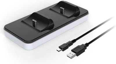 Controller dock station Geschikt voor: Playstation 5 PS5 - Oplader lader Dobe Usb Oplaadstation Controller, Fast Charger, Charging dock