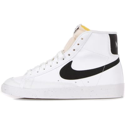 W Blazer Mid 77 Next Nature Wit/zwarte dameshoge schoen