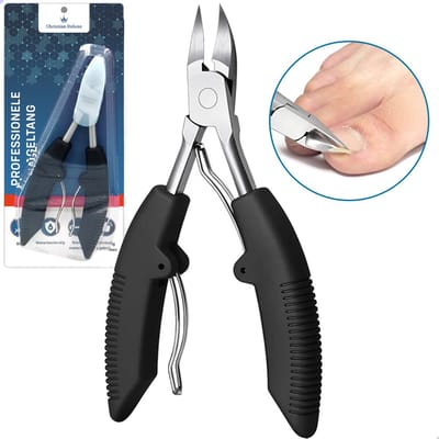 Christian Deluxe® Professionele Nageltang - Voor harde teennagels - Kalknagel - Ingegroeide teennagel - Schimmelnagel - Nagelknipper - Teennagelknipper - Pedicureset - Manicure set - Pedicure