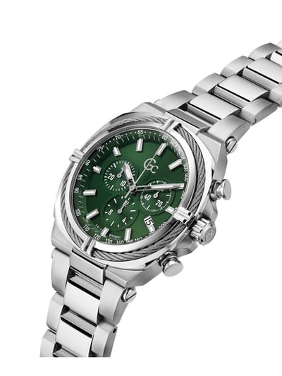 Gc Gc Ironclass Analoog Horloge Zilverkleur Case: 100% Stainless Steel | Armband: 100% Stainless Steel 43 mm Z32002G9MF