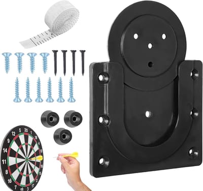 Dailygoods- Dartbord Wandhouder - Hoogwaardig Metaal/Kunststof