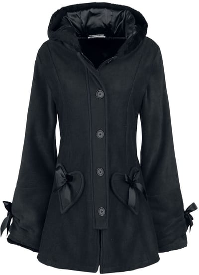 Poizen Industries Alison Dames Korte jas - zwart - 5XL