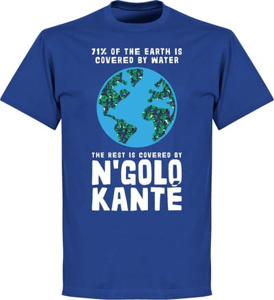 Covered By Kanté T-Shirt - Blauw - S