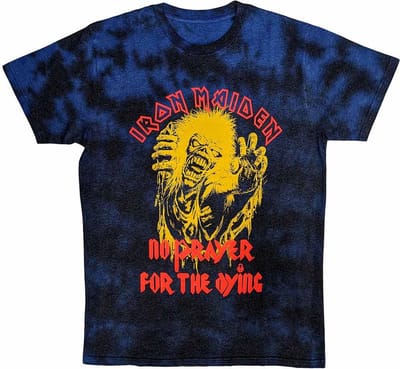 Iron Maiden - No Prayer For The Dying Heren T-shirt - S - Donkerblauw