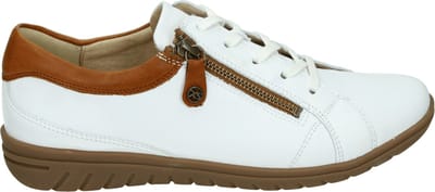 Hartjes - 162.0826/99 - Dames veterschoenen - Kleur: Wit/beige - Maat: 37.5