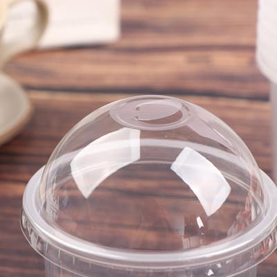 50 Stuks 360ML Wegwerp Mousse Taartbeker met Deksel Transparant Plastic Pudding Gelei Dessert Yoghurt Taartbekers Feest Verpakkingsdoos