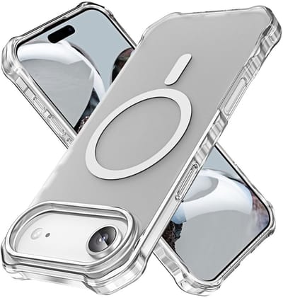 Coverup Hoesje - Geschikt voor iPhone 17 Hoesje - Coverup ShockProof TPU Back Cover - MagSafe Compatible - Transparant