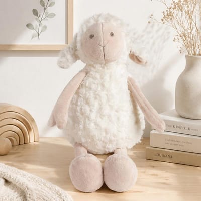 30cm Lange Benen Lam Knuffel Pluche Speelgoed Gevuld Wit Roze Kaki Weide Schaap Dier Pluche Knuffel Companion Kalmerend Cadeau 30cm