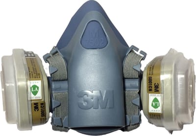 3M Halfgelaatsmasker 7502 inclusief 6001CN filters