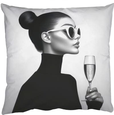 Sierkussens - Kussentjes Woonkamer - 50x50 cm - Vrouw - Champagne - Modern
