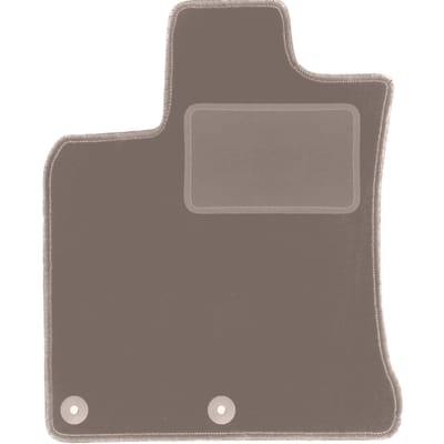 Beige bestuurdersmat voor: Nissan Qashqai I J10 crossover (2006-2013)