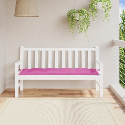 vidaXL - Tuinbankkussen - 150x50x7 - cm - oxford - stof - roze