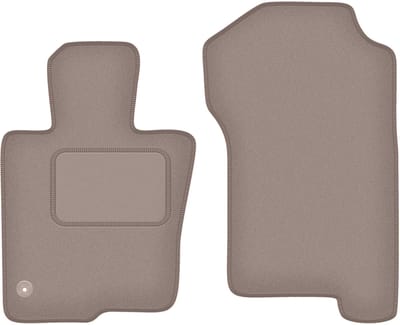 Beige voormatten voor: Mercedes X-Klasse W470 pick-up (2017-)