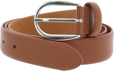 Vanzetti Leren Riem Classics 30mm Cambered Leather Belt W100 Cognac Bruine