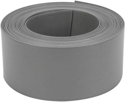Tuinrand Flexibel - Graskant Scheiding - Buitenruimte Structureren - UV-Bescherming - 15 cm x 10 m - Antracietgrijs