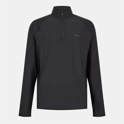 Boss Heren Regular Raglan Active Sweatshirt (Zwart)
