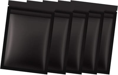 Hernieuwbare Zwarte Ziplock Tassen - 100 Stuks, Ideaal voor Opslag en Organisatie (7 x 10 cm)