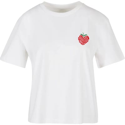 Dames-T-shirt Miss Tee Strawberry Heart