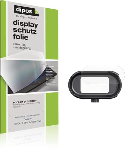 dipos – 4x Matte Beschermfolie geschikt voor Cossify HW0612 Mini Action-Cam | Krasbestendige & antireflecterende Screenprotector Ultra-Thin