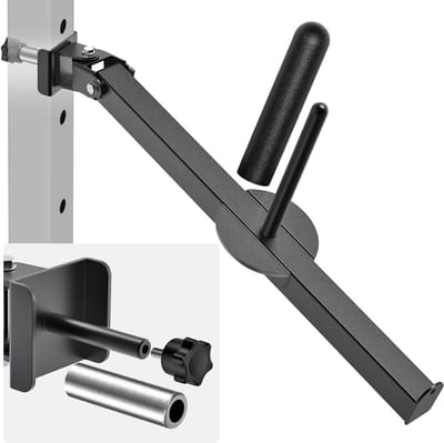 Belt Squat Lever Arm Bevestiging voor Power Cage, Squat Rack en Landmine, Geschikt voor 2.5 cm en 5 cm Gewichten, Ideaal voor Krachttraining en Fitness