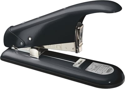 Nietmachine Heavy Duty - Metaal nietapparaat - Papier nieten - Tot 110 vellen - 85 mm diepte - Zwart
