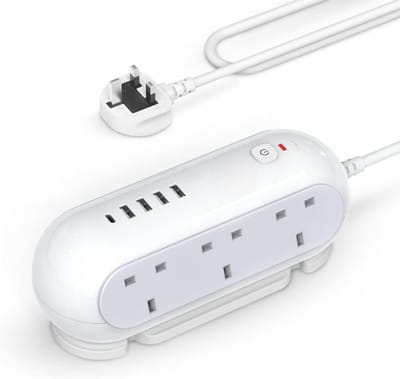Thuys – 3M Stekkerdoos – Met USB – 6 – Voudige Stopcontacten – Met 5 USB – Poorten – Overspannings & Overbelastingsbeveiliging