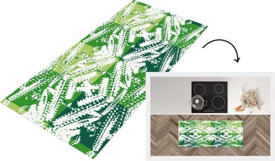 Keukenloper - Loper keuken - Cactus - Planten - Patroon - 120x50 cm - Keukenloper vinyl